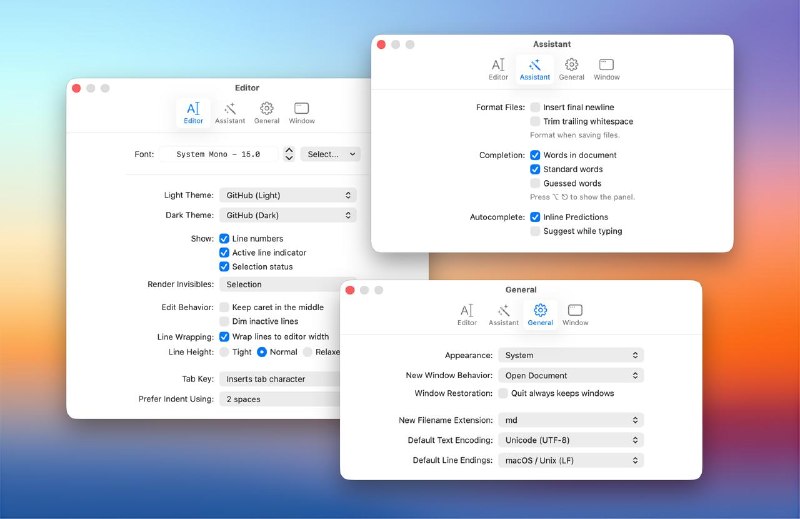 MarkEdit，一个专为 macOS 打造的免费、开源 Markdown 编辑器核心特点：* 轻量且极速： 安装包只有约 4 MB，没有任何臃肿功能，但性能强悍，可以秒开并流畅编辑 10 MB（百万行级别）的大文件